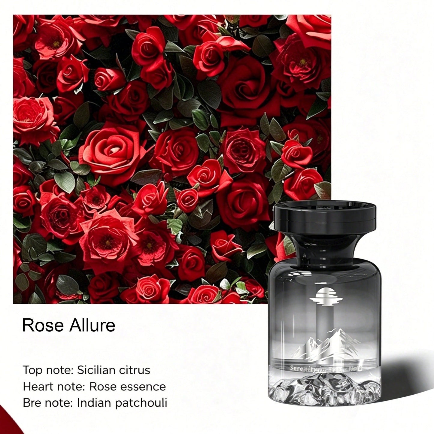 THALO 2026 New Advanced Car Fragrance Diffuser Women Men Gift Rose Scented Air Freshener Multifunctional For Car Home Office No Batteries Mini Perfume Mujer
