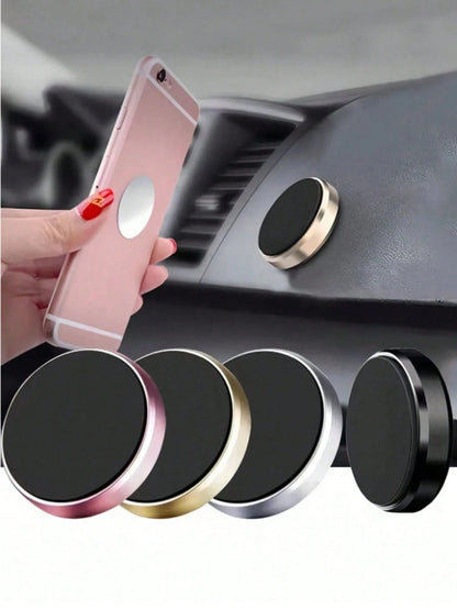 This Sturdy Magnetic Car Phone Holder Can Instantly Attach To The Car Dashboard Or Interior Wall, Suitable For All Phones, Designed For Car Owners. Universal Magnetic Metal Phone Holder, Multi-Functio
