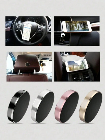 This Sturdy Magnetic Car Phone Holder Can Instantly Attach To The Car Dashboard Or Interior Wall, Suitable For All Phones, Designed For Car Owners. Universal Magnetic Metal Phone Holder, Multi-Functio
