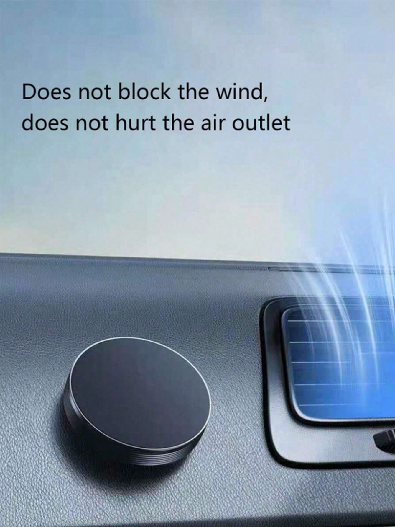 This Sturdy Magnetic Car Phone Holder Can Instantly Attach To The Car Dashboard Or Interior Wall, Suitable For All Phones, Designed For Car Owners. Universal Magnetic Metal Phone Holder, Multi-Functio