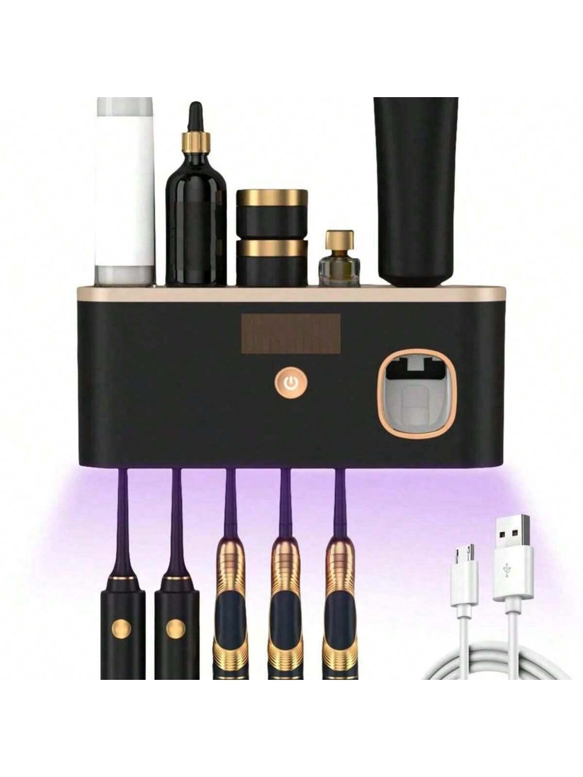 Toothbrush And Toothpaste Holder, Load-Bearing Up To 30 Lbs Without Falling Off