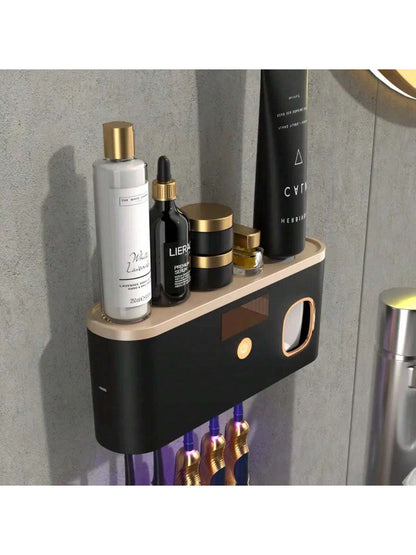 Toothbrush And Toothpaste Holder, Load-Bearing Up To 30 Lbs Without Falling Off