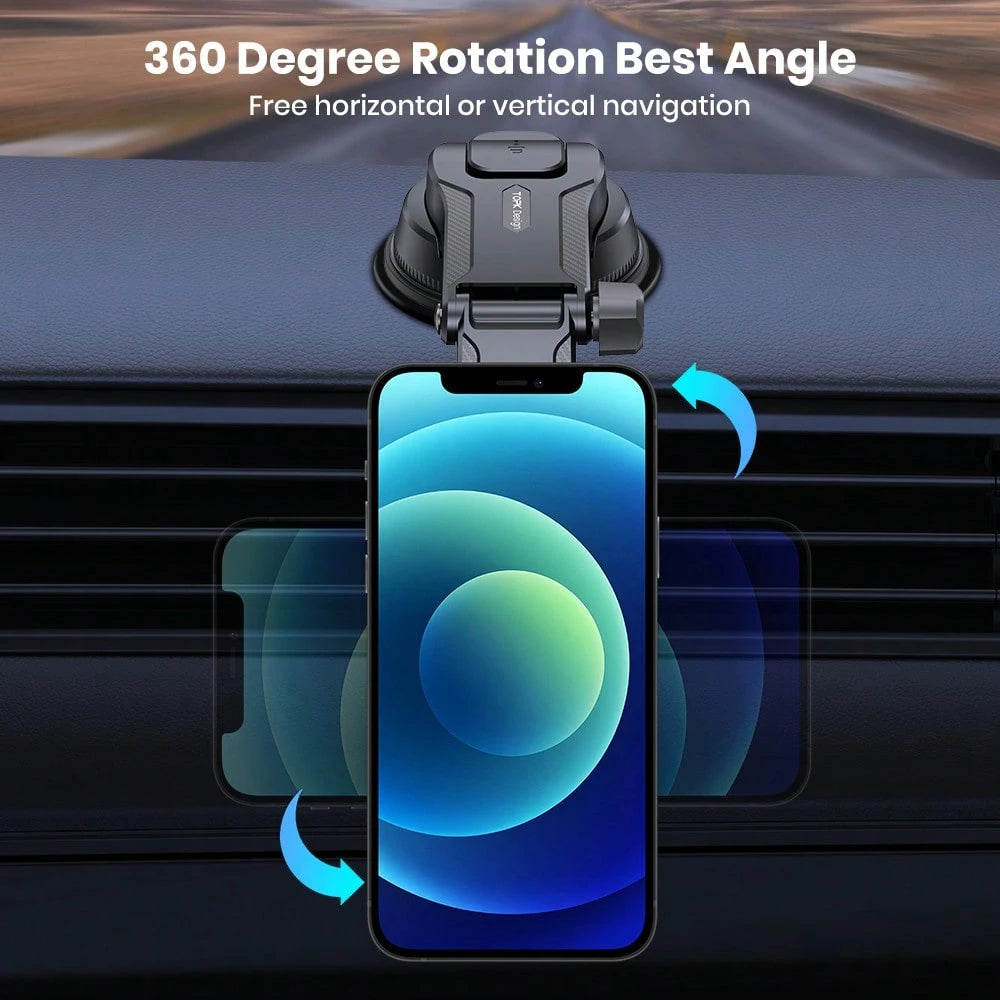 TOPK Magnetic Phone Holder For Car, Powerful Magnetism Premium Quality Support Single-Hand Operation Metal Hook Magnetic Car Phone Mount, Powerful Magnetism Premium Quality Support Single-Hand Operati