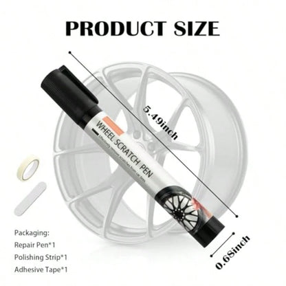 Touch Up Paint For Cars, Professional Rim Paints Pen/Automotive Touchup Paint For Quick Repair Of Scratches, Wheel Scratch Repair Kit Car Accessories For Most Vehicles