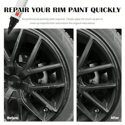 Touch Up Paint For Cars, Professional Rim Paints Pen/Automotive Touchup Paint For Quick Repair Of Scratches, Wheel Scratch Repair Kit Car Accessories For Most Vehicles