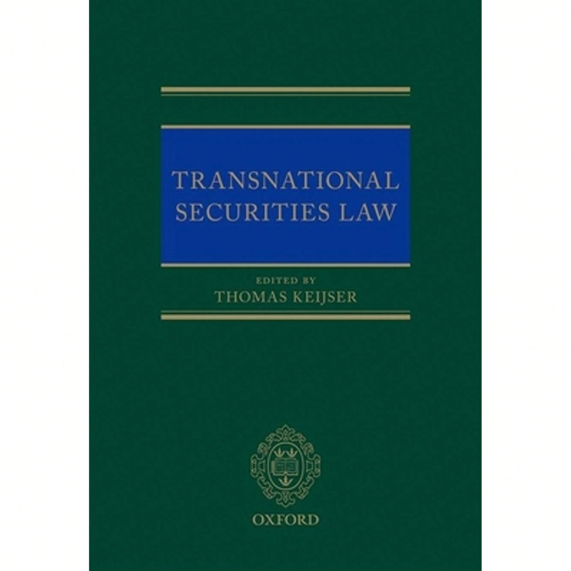 Transnational Securities Law (Hardcover) By Thomas Keijser