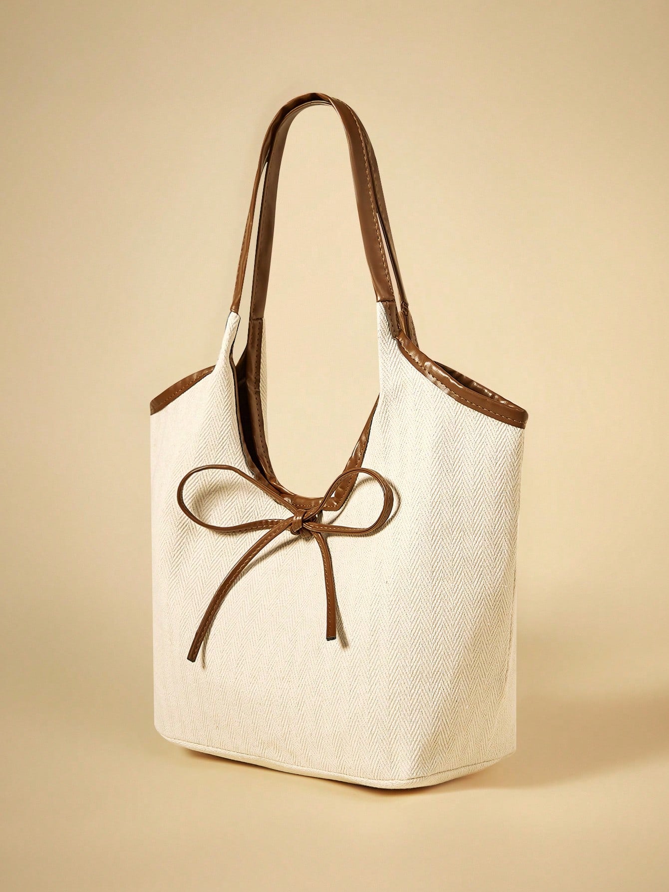 Travachic Elegant And Fashionable Handbag, Bowknot Decor Shoulder Bag For Women, Suitable For Commuting And Daily Use