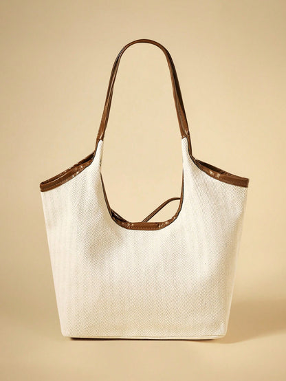 Travachic Elegant And Fashionable Handbag, Bowknot Decor Shoulder Bag For Women, Suitable For Commuting And Daily Use