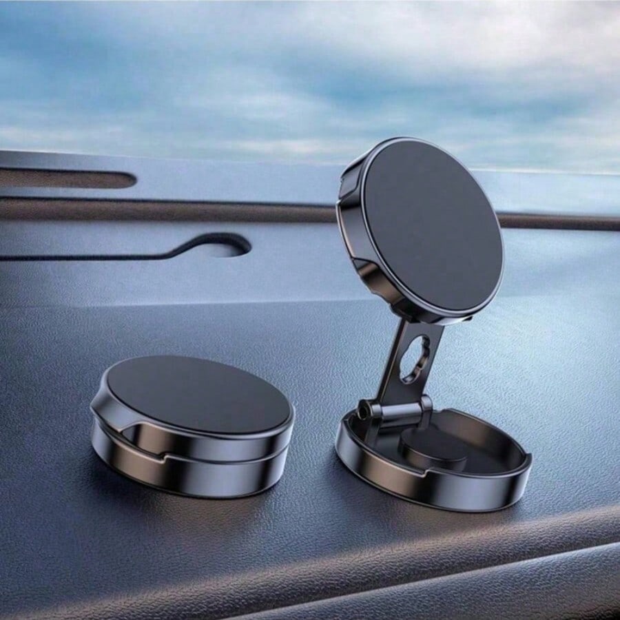 Upgraded 360° Vacuum Magnetic Phone Holder, Magnetic Car Phone Mount, Suitable For Car/Gym/Mirror/Shower, Hands-Free Suction Cup Phone Stand, Birthday Gift For Family And Friends, Car Accessories, Com