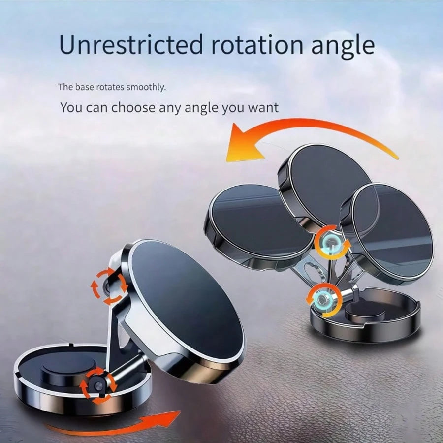 Upgraded 360° Vacuum Magnetic Phone Holder, Magnetic Car Phone Mount, Suitable For Car/Gym/Mirror/Shower, Hands-Free Suction Cup Phone Stand, Birthday Gift For Family And Friends, Car Accessories, Com