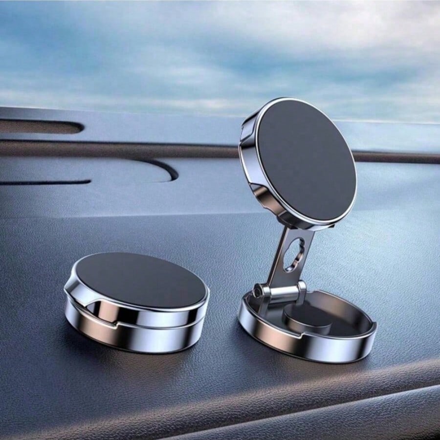 Upgraded 360° Vacuum Magnetic Phone Holder, Magnetic Car Phone Mount, Suitable For Car/Gym/Mirror/Shower, Hands-Free Suction Cup Phone Stand, Birthday Gift For Family And Friends, Car Accessories, Com