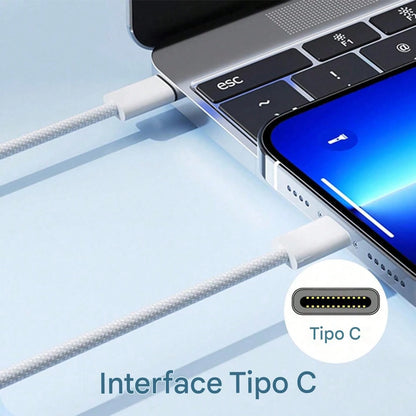 USB-C To USB-C Data Cable 3ft, Nylon Braided 60W 17/16/15 Charging Cable, Type-C Fast Charging Cable, USBC To USBC Data Cable, Compatible With 17/16/15 Pro Plus/Pro Max/Pro