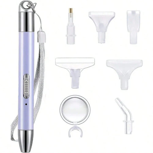 USB Illuminated Pen Set, Includes 6 Replacement Pen Tips, With Magnifier, Suitable For Diamond Painting
