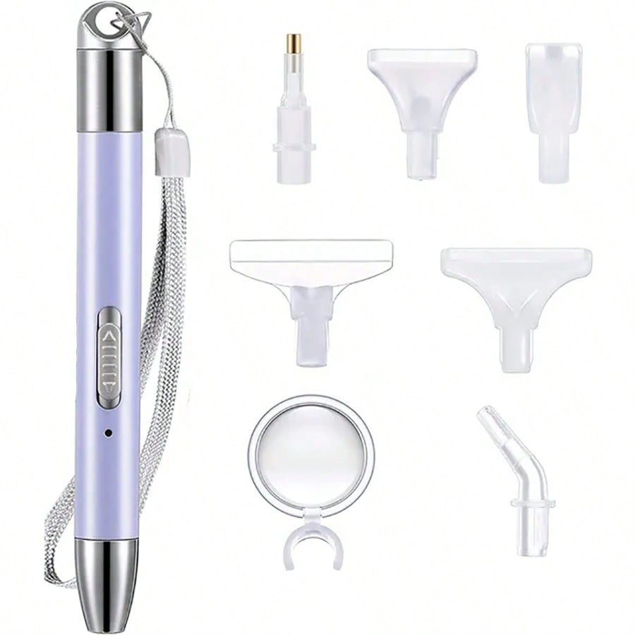 USB Illuminated Pen Set, Includes 6 Replacement Pen Tips, With Magnifier, Suitable For Diamond Painting