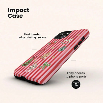 VESPOP Christmas Pattern Phone Case, Thickened 2-In-1 Full Coverage Design, Provides All-Around Protection- For IPhone 18/17/16/15/14/13/12/11 Pro Max/Pro Plus/12 Mini/13 Mini, Compatible With Galaxy