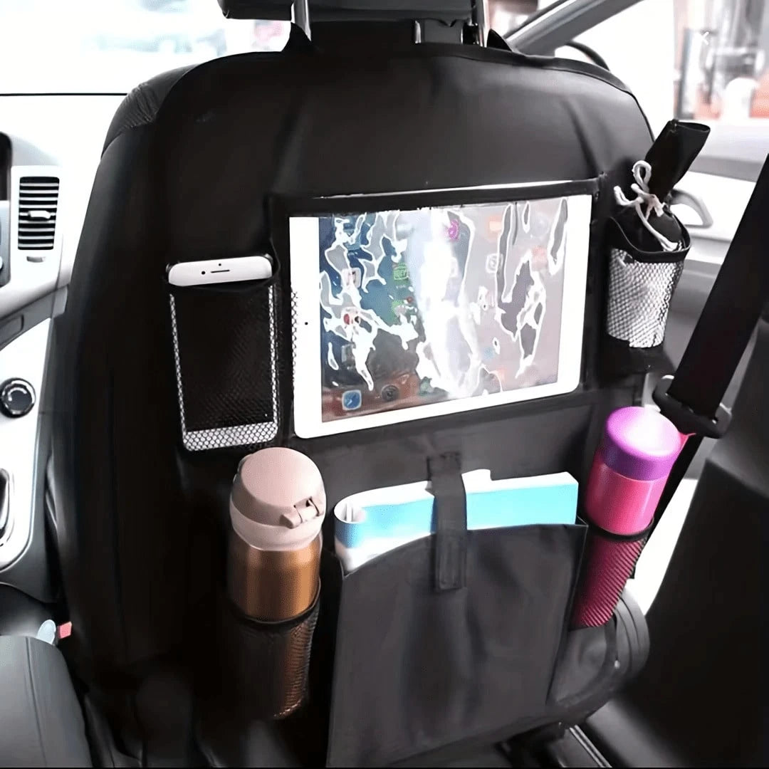 Waterproof & Durable Car Seat Back Storage Bag, Foldable Rear Seat Hanging Organizer, Universal Car Seat Pocket, Car Accessories Christmas Gift
