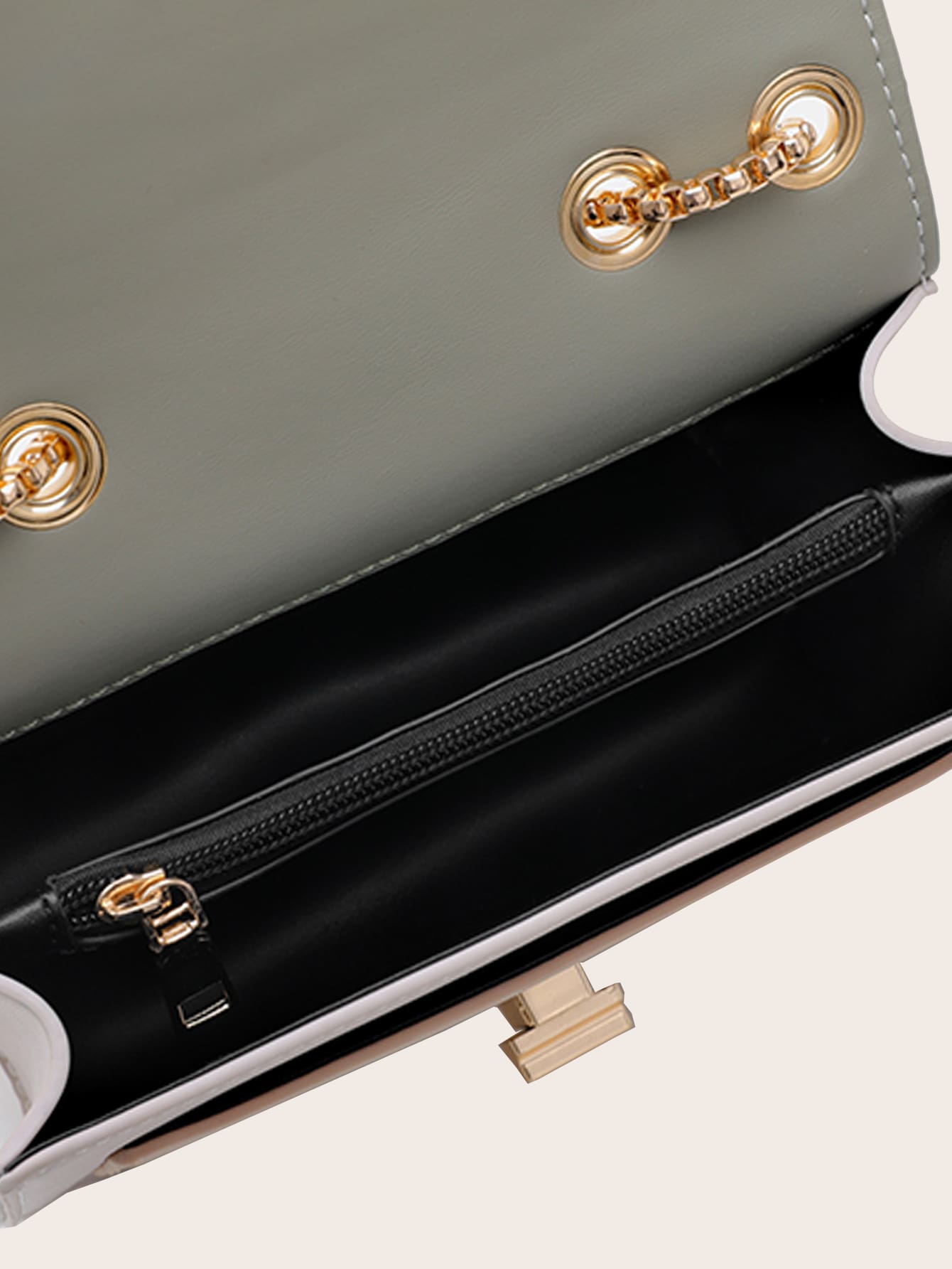 Waterproof,Lightweight,Business Casual Mini Color Block Flap Chain Shoulder Bag For Teen Girls Women College Students,Rookies & White-collar Workers Perfect for Office,College,Work,Business,Commute