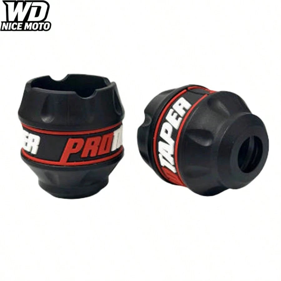 WD NICE MOTO Summer Motorcycle Modification Parts Pair- Front Fork Decorative Cover, Modified Fender Guard, Front Shockproof Dust Cover, Bike Crash Protection Cover