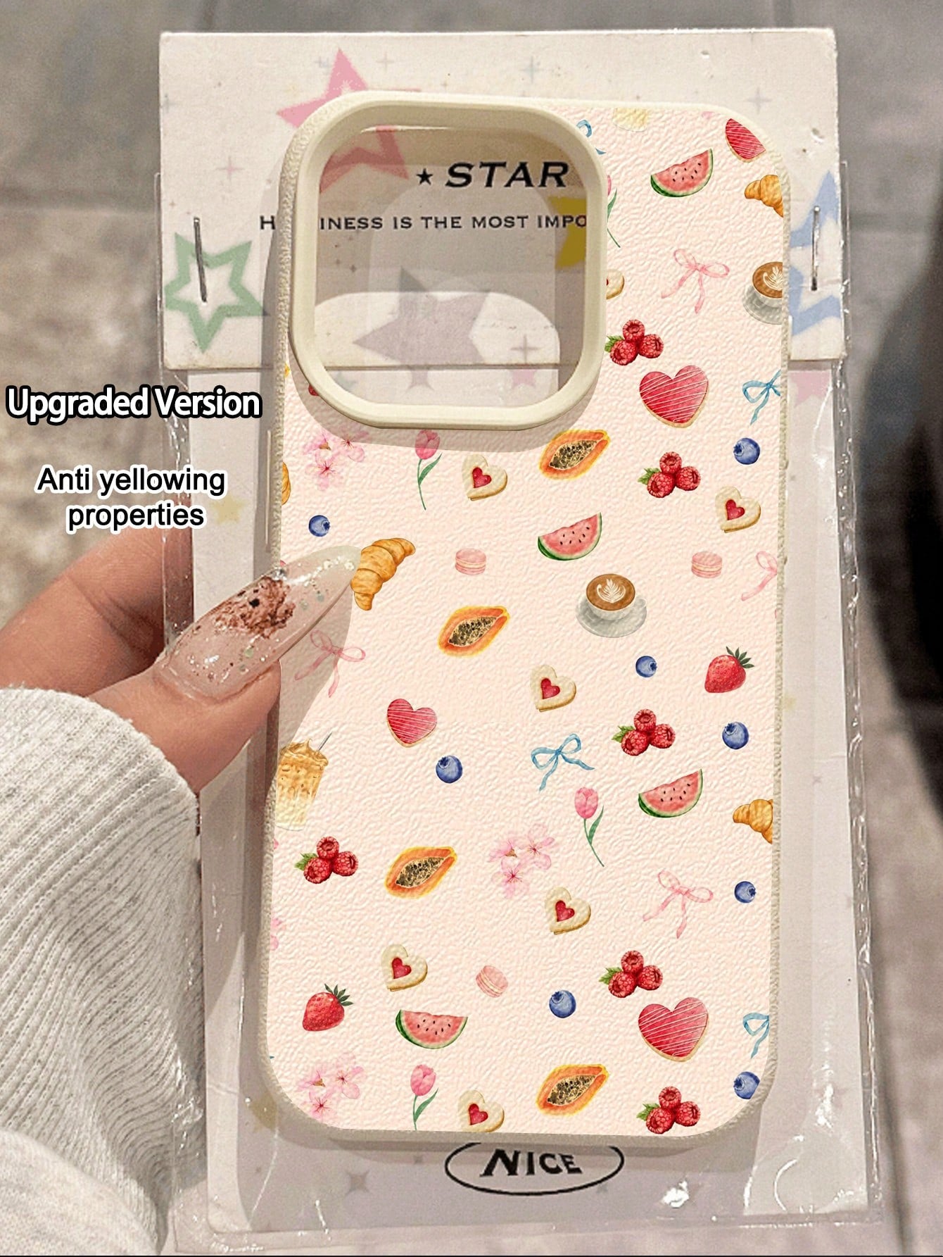 White Floral Elements Fashion Phone Case Bow Knot 1pc Watercolor Floral Pattern Soft Protective Phone Case Waterproof Anti-Drop Anti-Slip Compatible With Apple And Phones Shockproof Scratch Resistant