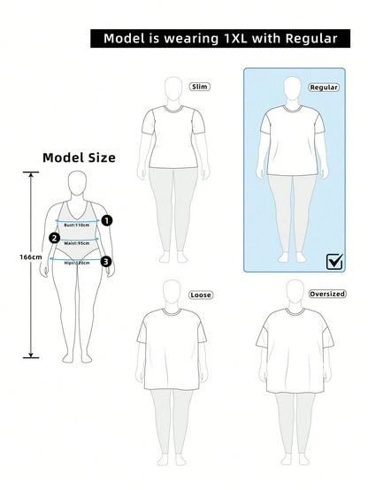 Whyspr Plus Size V-Neck Ruffle Sleeve Short Sleeve Women Solid Color Criss-Cross Wrap Casual Hem T-Shirt
