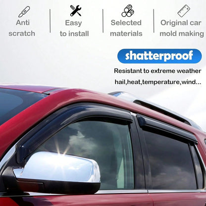 Window Rain Guards For 2018-2024 T-Oyota Camry, Window Visor Guard Vent Wind Shade Deflector Rain Shield Protector Sun Visor For 18-24 Camry 2019 2020 2021 2022 2023, UV Protection Rain Guard, Origina