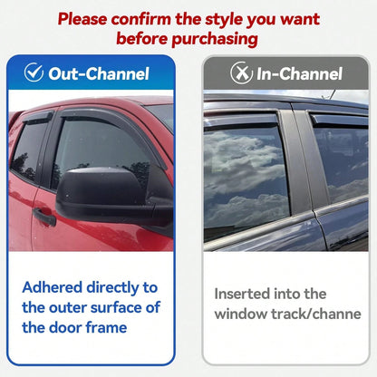 Window Rain Guards For 2018-2024 T-Oyota Camry, Window Visor Guard Vent Wind Shade Deflector Rain Shield Protector Sun Visor For 18-24 Camry 2019 2020 2021 2022 2023, UV Protection Rain Guard, Origina