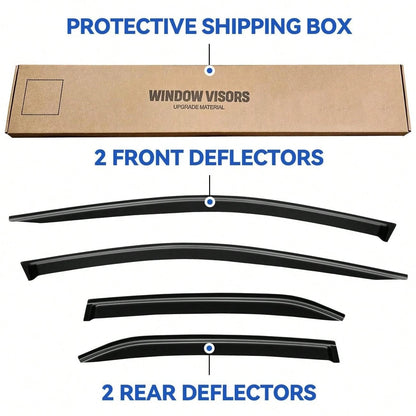 Window Rain Guards For 2018-2024 T-Oyota Camry, Window Visor Guard Vent Wind Shade Deflector Rain Shield Protector Sun Visor For 18-24 Camry 2019 2020 2021 2022 2023, UV Protection Rain Guard, Origina