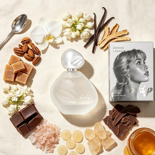 Wish BODY 1.7 Fl Oz Women's Perfume – Vanilla & Jasmine Musk – Praline Orris – Vanilla Cacao – Designer Inspired Creamy Scent – Long Lasting For Everyday, Gift For Her – Ideal For Girlfriend, Best Fri