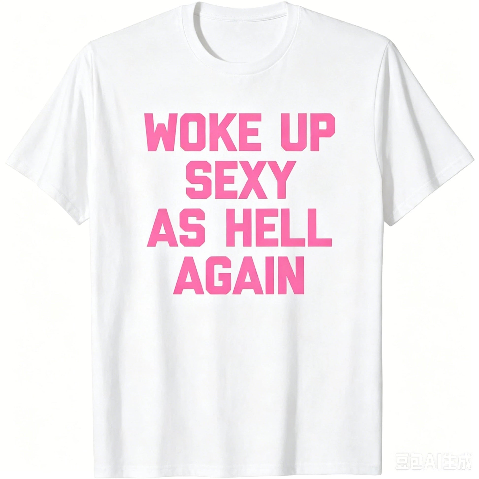 Woke Up Sexy As Hell Again T-Shirt Funny Saying Sarcastic T-ShirtMade In USA Womens ShirtsHoodie And Sweatshirt For Autu