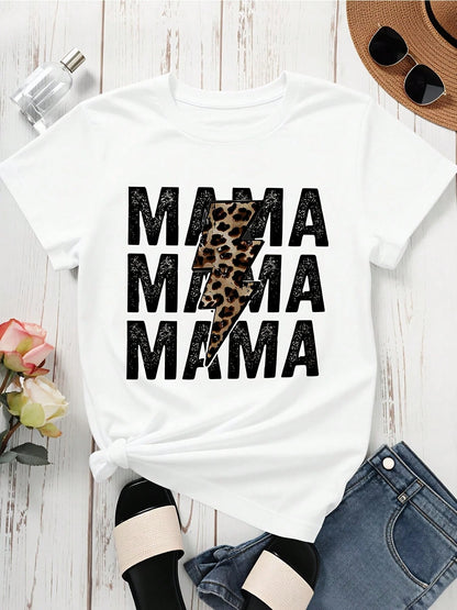 Women Fashion T Shirt Black Mimi Floral Print Graphic Tee Casual Streetwear Top For Daily Wear And Outings