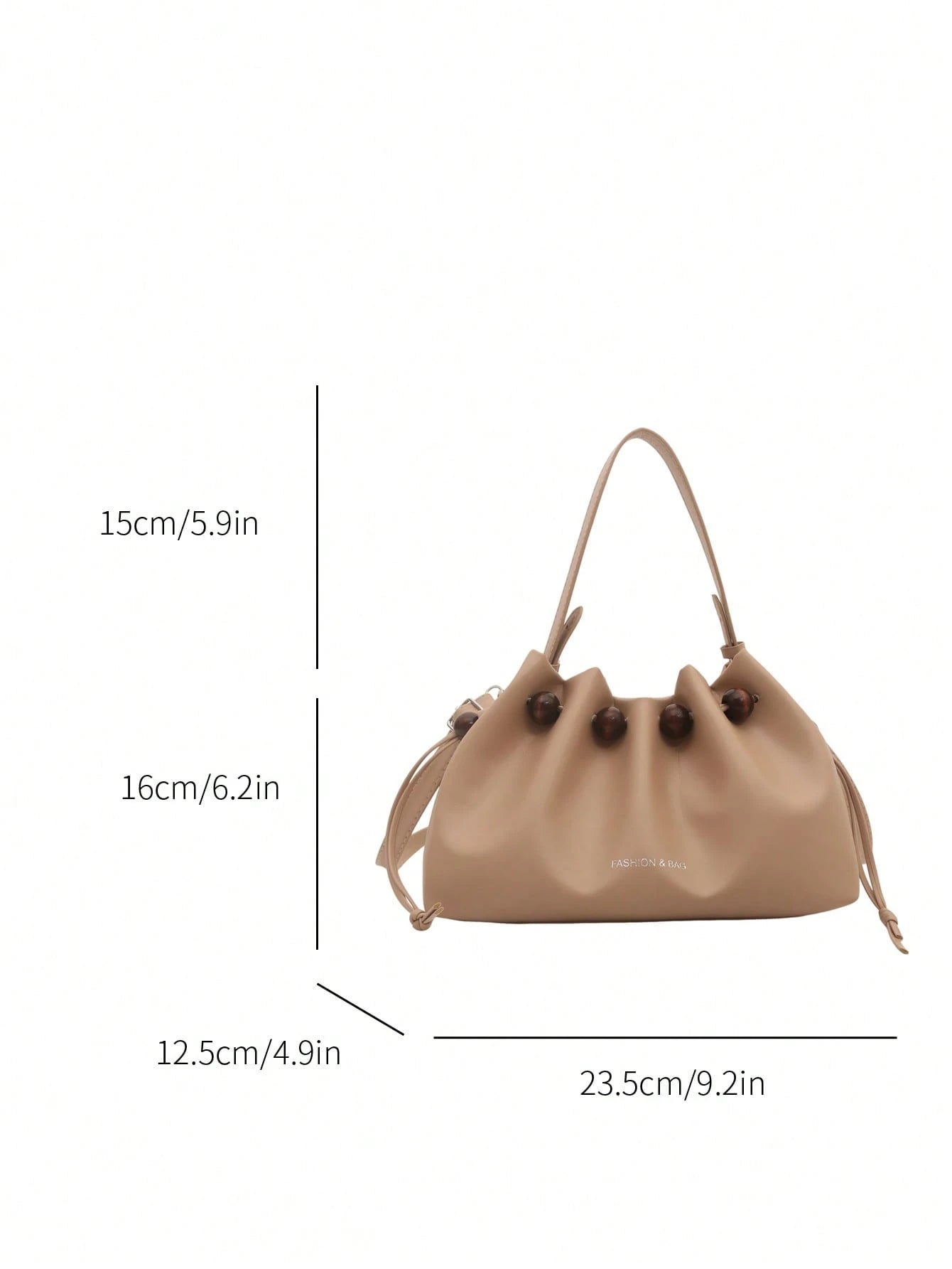 Women's Bucket Bag For Work Commute, Korean Style Fashion Shoulder Bag, 2026 Spring/Summer Niche Minimalist Premium Crossbody Bag