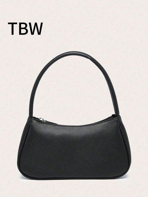 Women's Handbag With A Square Design, Featuring A Textured, Minimalist, And Stylish Design For Shopping And Outings.