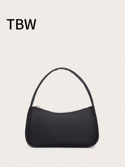 Women's Handbag With A Square Design, Featuring A Textured, Minimalist, And Stylish Design For Shopping And Outings.