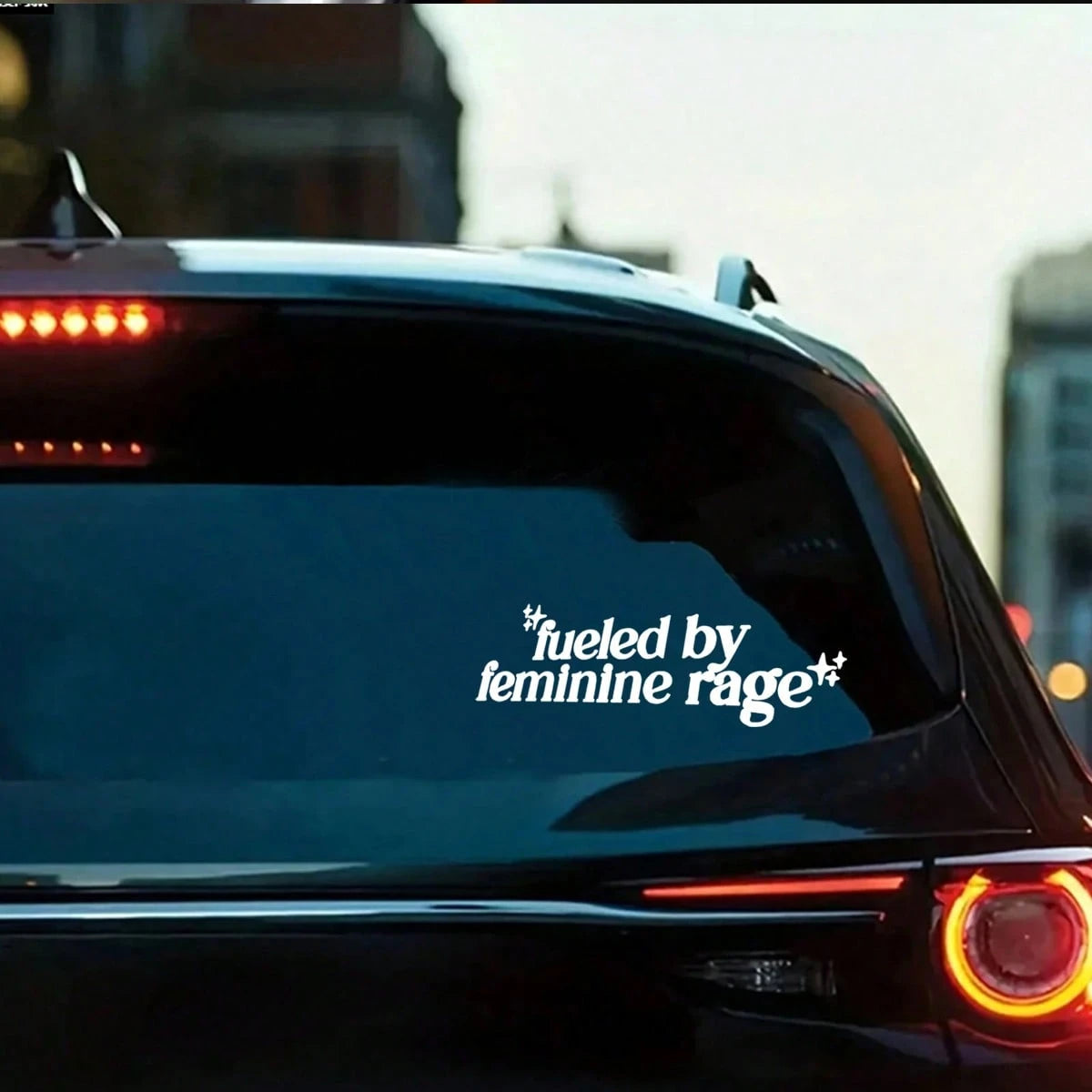 Women's Rage Fuel'- Vinyl Sticker, Suitable For Cars, Laptops, Water Bottles, Etc. Women's Car Accessories Sticker.