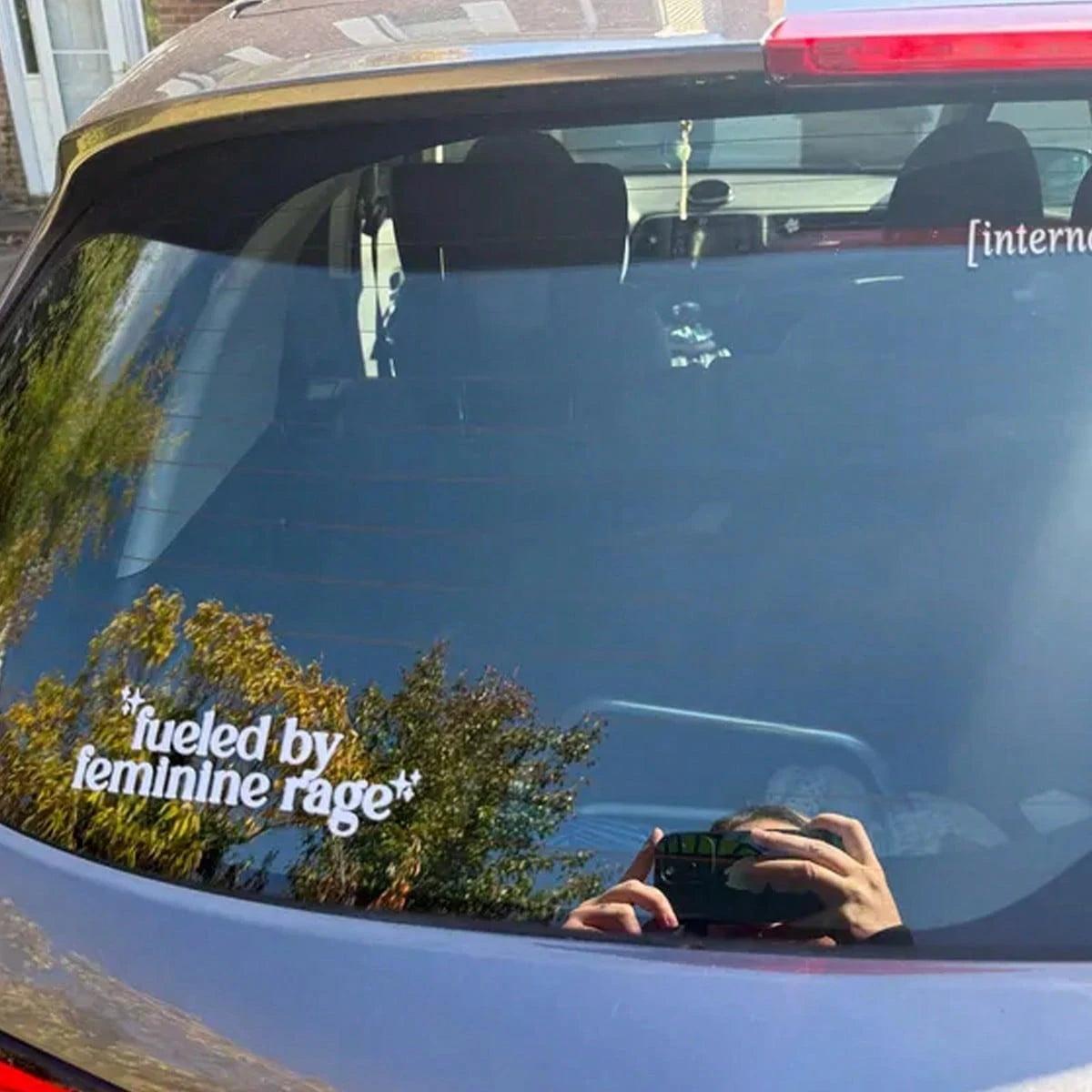 Women's Rage Fuel'- Vinyl Sticker, Suitable For Cars, Laptops, Water Bottles, Etc. Women's Car Accessories Sticker.