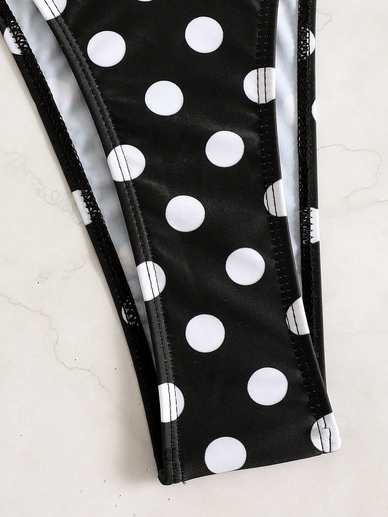 Women's Sexy Polka Dot Bikini Set, Backless Design, High Elasticity, Suitable For Summer Vacation Beach, Euro Summer