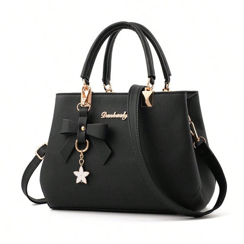Womens Genuine Leather Handbag, Versatile Tote Crossbody Purse With Adjustable Shoulder Strap, Spacious Pockets For Work, Shopping, Travel & Daily Use