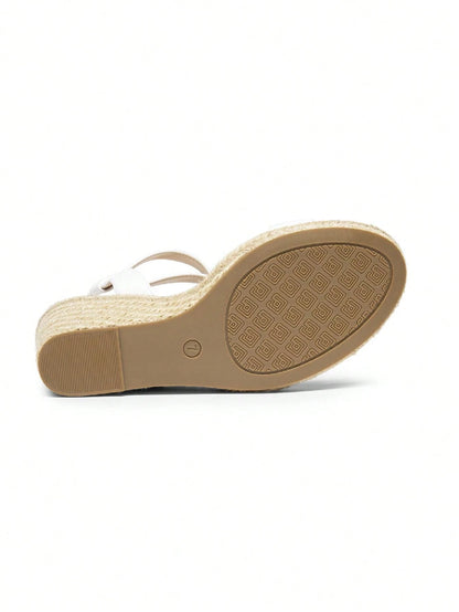 Womens Open Toe Espadrilles Dressy Platform Sandals Buckle Ankle Strap Stylish Wedges Sandals