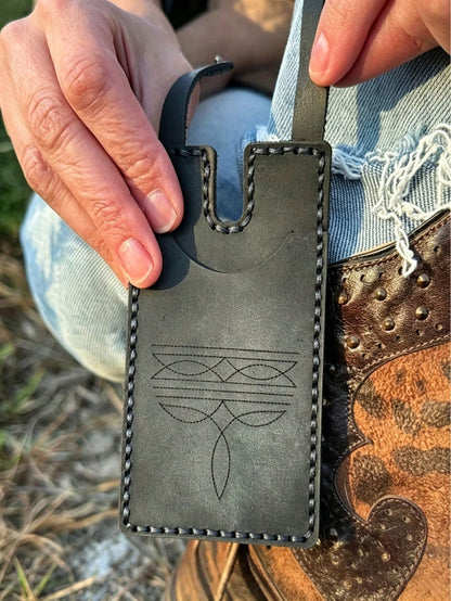 XD Novelty Western Boots Style Wallet- Snap Closure, Compact & Portable Small Wallet, Multifunctional Women's Wallet, Unique Card Holder, Card Case, Coin Purse, Mini Wallet, Ideal For Going Out, Danc