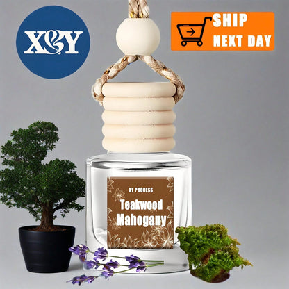 XY Process Car Air Freshener, Hanging Car Diffuser, Car Essential Oils, Cute Car Interior Accessories. Choose From A Variety Of Fragrances To Start Each Day In A Good Mood. One Bottle Of Perfume Lasts