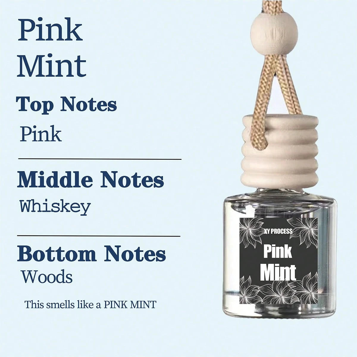 XY Process Car Air Freshener, Hanging Car Diffuser, Car Essential Oils, Cute Car Interior Accessories. Choose From A Variety Of Fragrances To Start Each Day In A Good Mood. One Bottle Of Perfume Lasts