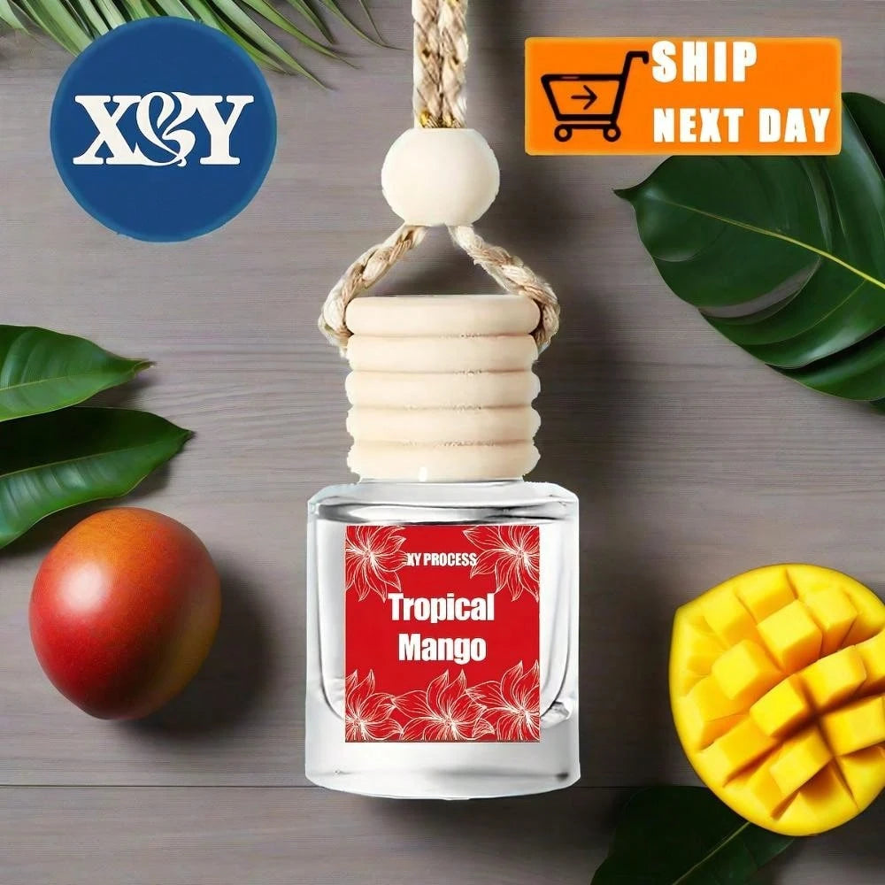 XY Process Car Air Freshener, Hanging Car Diffuser, Car Essential Oils, Cute Car Interior Accessories. Choose From A Variety Of Fragrances To Start Each Day In A Good Mood. One Bottle Of Perfume Lasts