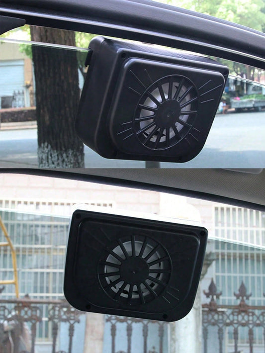 YAIUZGOO Solar Car Exhaust FanCar Ventilation CoolerCompact Solar Car Ventilation FanCar Window Windshield Ventilation System Radiator Cooling FanSummer Cooling FanDeodorizing Ventilation Breathable P