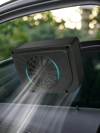 YAIUZGOO Solar Car Exhaust FanCar Ventilation CoolerCompact Solar Car Ventilation FanCar Window Windshield Ventilation System Radiator Cooling FanSummer Cooling FanDeodorizing Ventilation Breathable P