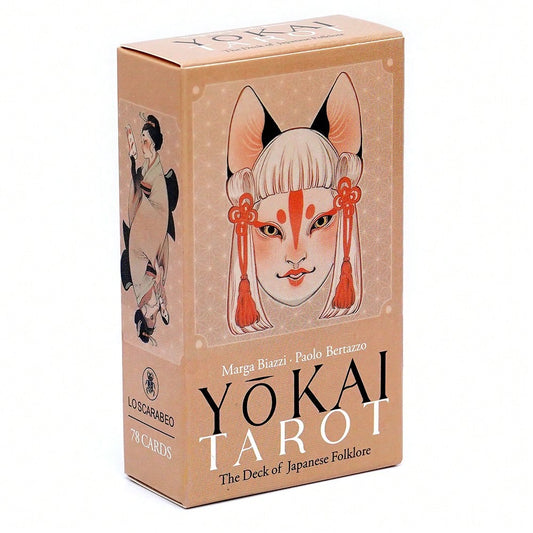 Yokai Tarot Card Deck Traditional Art Divination Cards With Mystical Spirits Full Seventy Eight Card Set For Tarot Reading Meditation Collection And Unique Gift For Tarot Lovers