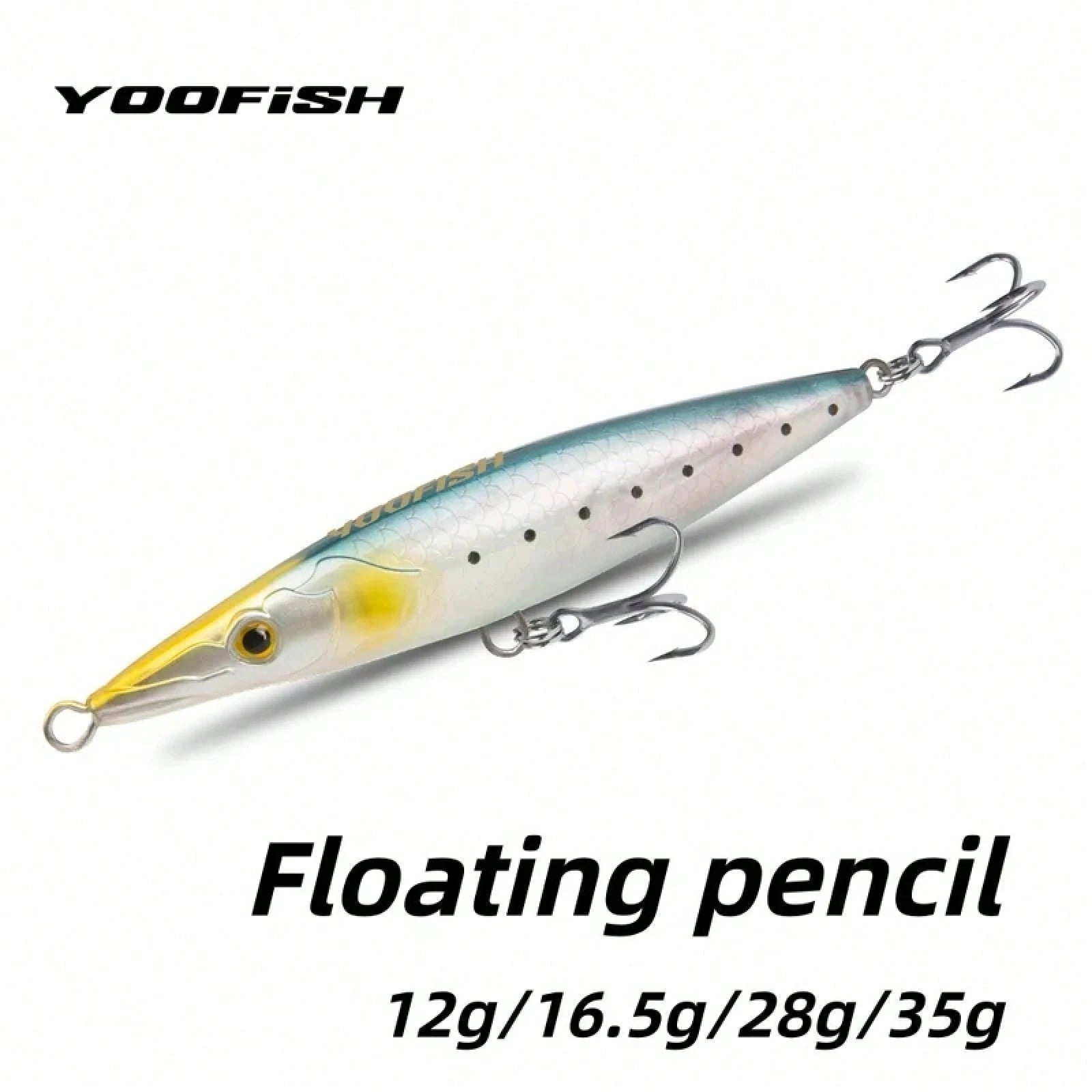 YOOFISH Floating Pencil Lure 90mm 110mm 130mm 150mm Long Casting Topwater Artificial Hard Stickbait Seabass Pike Fishing