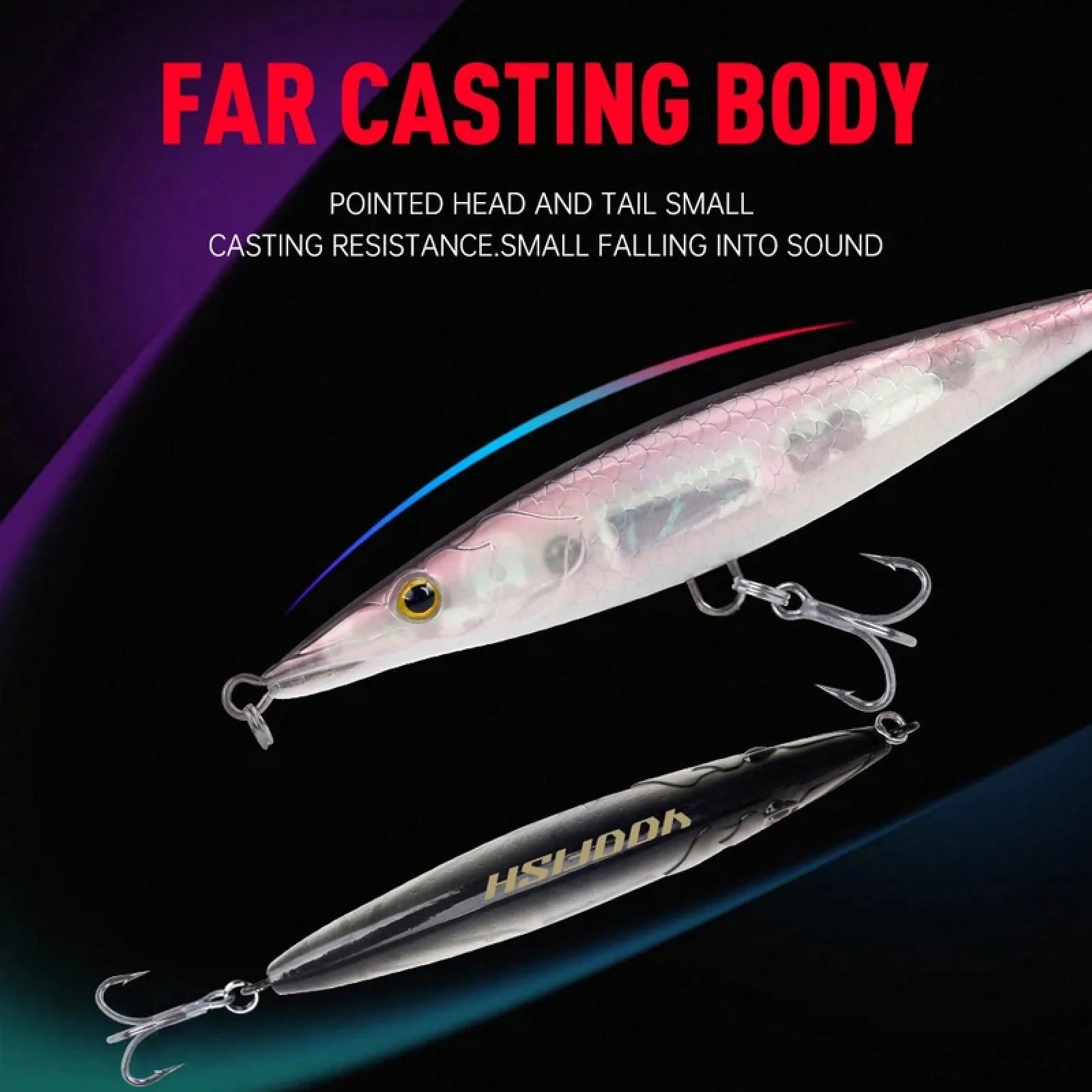 YOOFISH Floating Pencil Lure 90mm 110mm 130mm 150mm Long Casting Topwater Artificial Hard Stickbait Seabass Pike Fishing