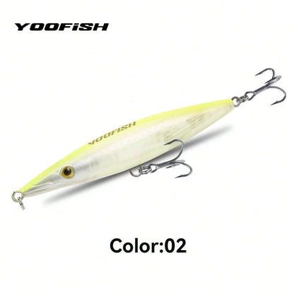 YOOFISH Floating Pencil Lure 90mm 110mm 130mm 150mm Long Casting Topwater Artificial Hard Stickbait Seabass Pike Fishing