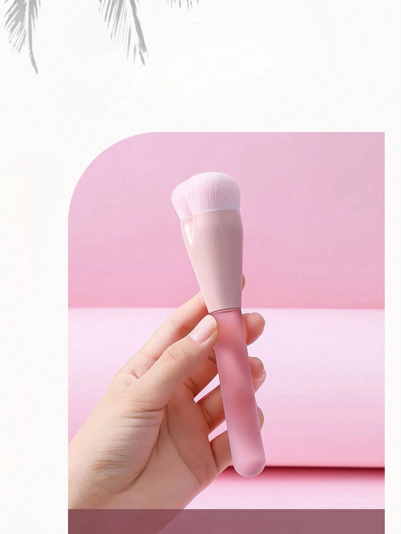 ZHENZITAI Heart-Shaped Blusher Brush, Dense & Soft Bristles, Fluffy & Even, Gently Pick Up Powder For Layered Application, Comfortable & Skin-Friendly,Foundation Brush,Concealer Brush,Blush Brush,Cont
