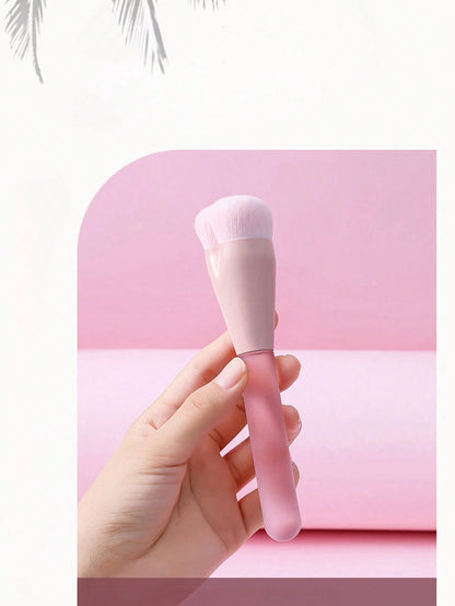 ZHENZITAI Heart-Shaped Blusher Brush, Dense & Soft Bristles, Fluffy & Even, Gently Pick Up Powder For Layered Application, Comfortable & Skin-Friendly,Foundation Brush,Concealer Brush,Blush Brush,Cont